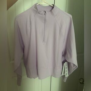 NEW RBX Women's Light Purple Quarter-Zip Sweatshirt